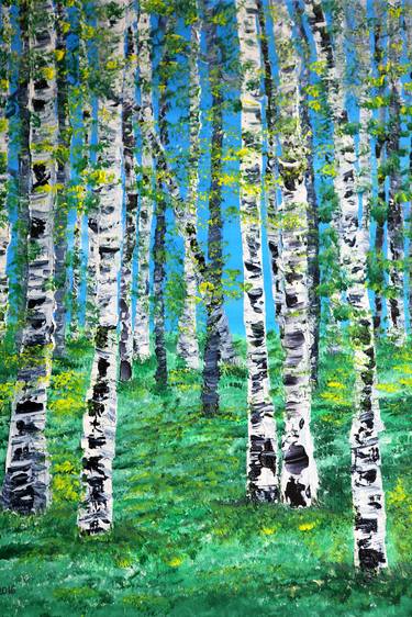 Original Tree Paintings by Valerie Ornstein