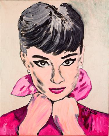 Print of Portraiture Celebrity Paintings by Valerie Ornstein