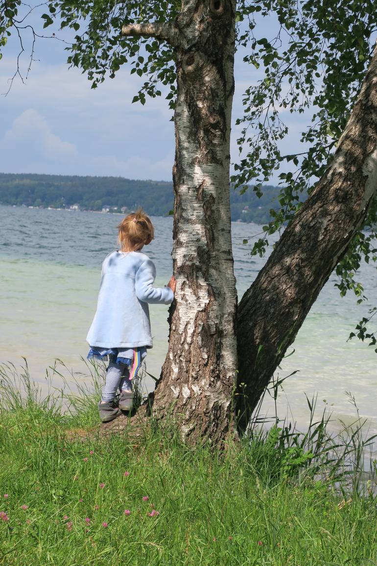 Looking at Lake Starnberg - Print