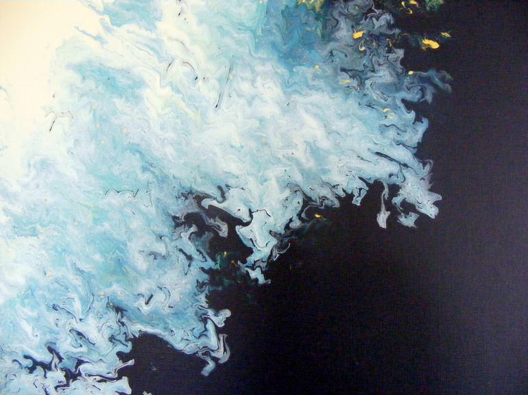 Original Abstract Aerial Painting by Kt Douglas