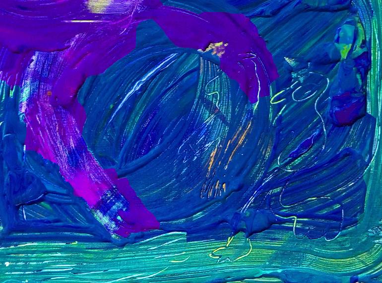 Original Conceptual Abstract Painting by Painter Marijan Loncar