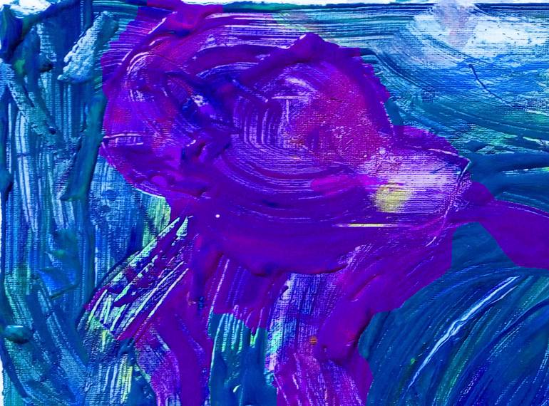 Original Conceptual Abstract Painting by Painter Marijan Loncar