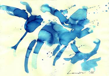 Print of Abstract Expressionism Body Paintings by PAINTER Marijan Loncar