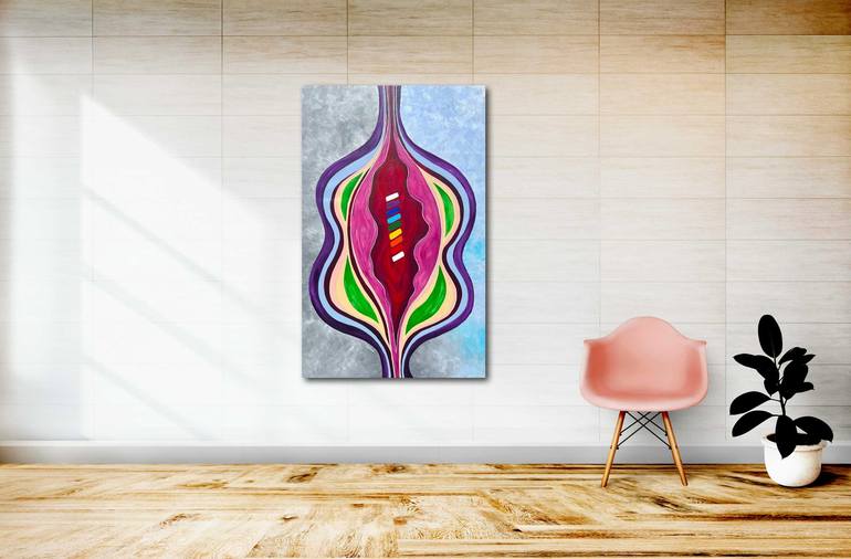 Original Abstract Painting by Lara Oshon