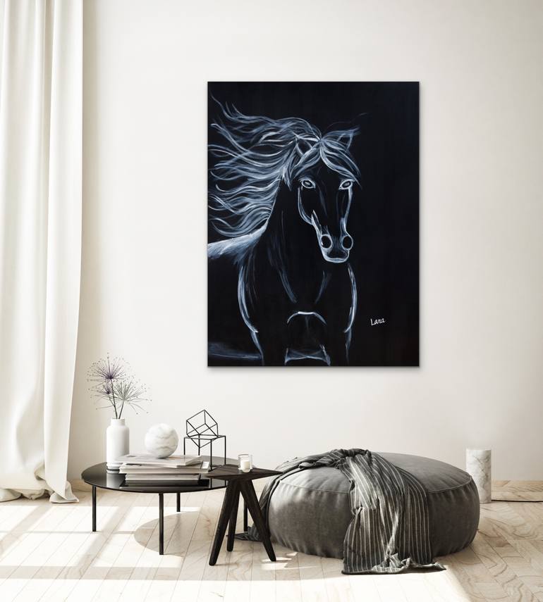 Original Horse Painting by Lara Oshon