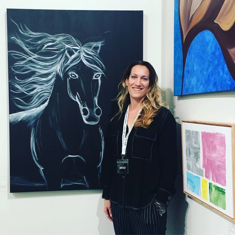 Original Horse Painting by Lara Oshon