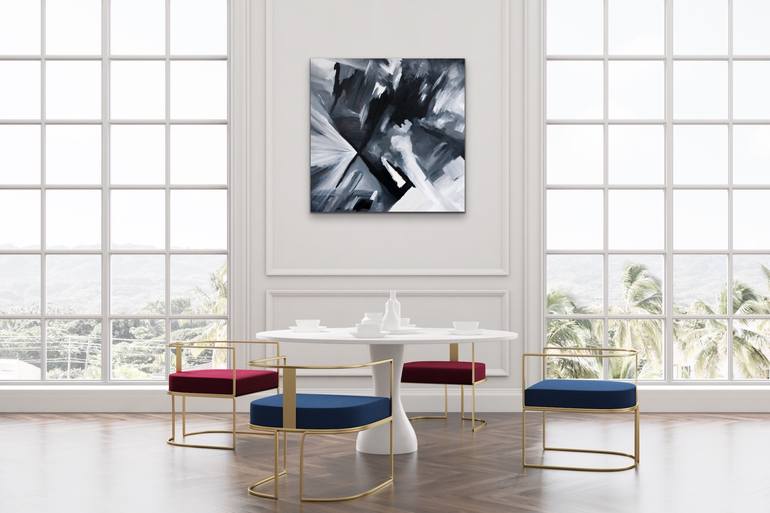 Original Abstract Expressionism Abstract Painting by Lara Oshon