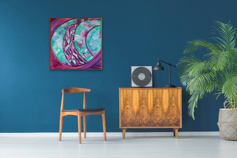 Original Abstract Expressionism Abstract Painting by Lara Oshon