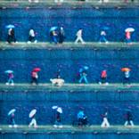 Time Lapse. Christopher St. in the Rain, NYC by Xan Padron