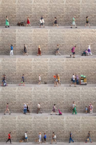 Time Lapse. Biblioteca de Catalunya, Barcelona -  Aluminum Print thumb