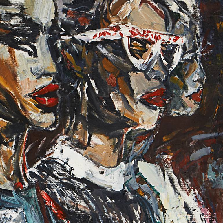 Original Expressionism Fashion Painting by Thomas Rudolph