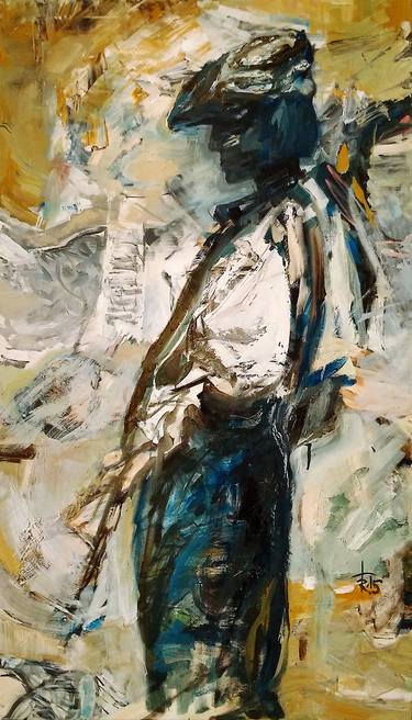 Original Expressionism Women Paintings by Thomas Rudolph