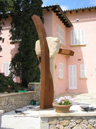 Original Abstract Sculpture by Joan Barrantes