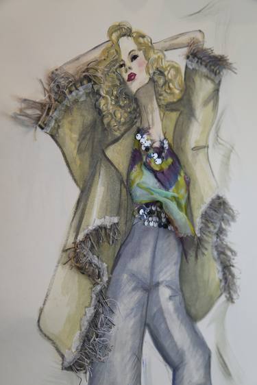 Print of Illustration Fashion Collage by Ornella Gallo Di Fortuna