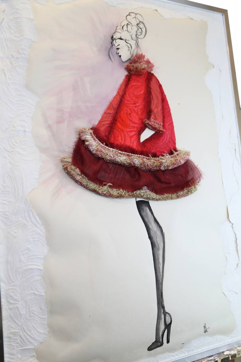 Original Figurative Fashion Painting by Ornella Gallo Di Fortuna 