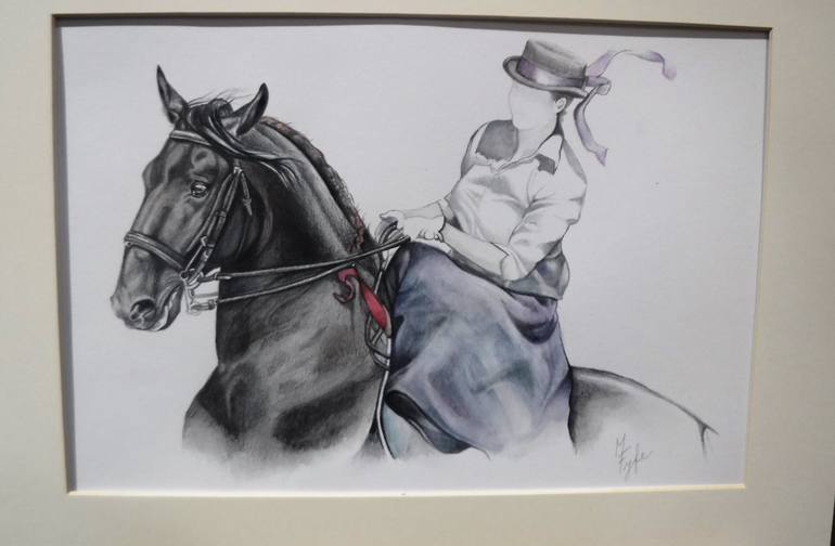 Original Realism Animal Drawing by Marika Fyfe