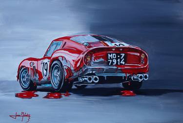 Original Fine Art Automobile Paintings by Juan Méndez