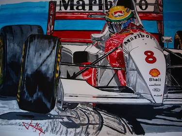 Ayrton Senna Monaco 93 thumb