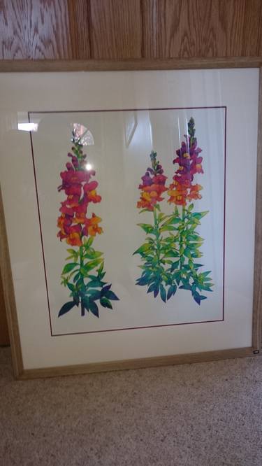 Original Floral Painting by Sarah Beaufoy