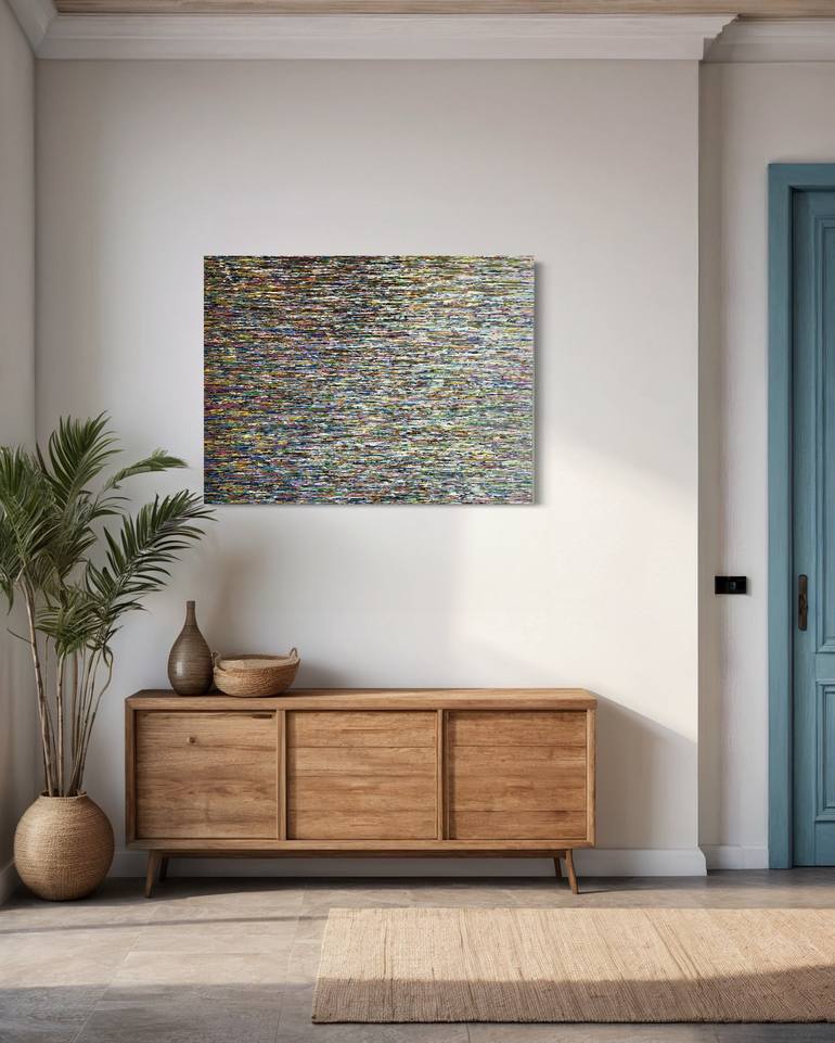 Original Abstract Expressionism Abstract Mixed Media by Daniela Pasqualini