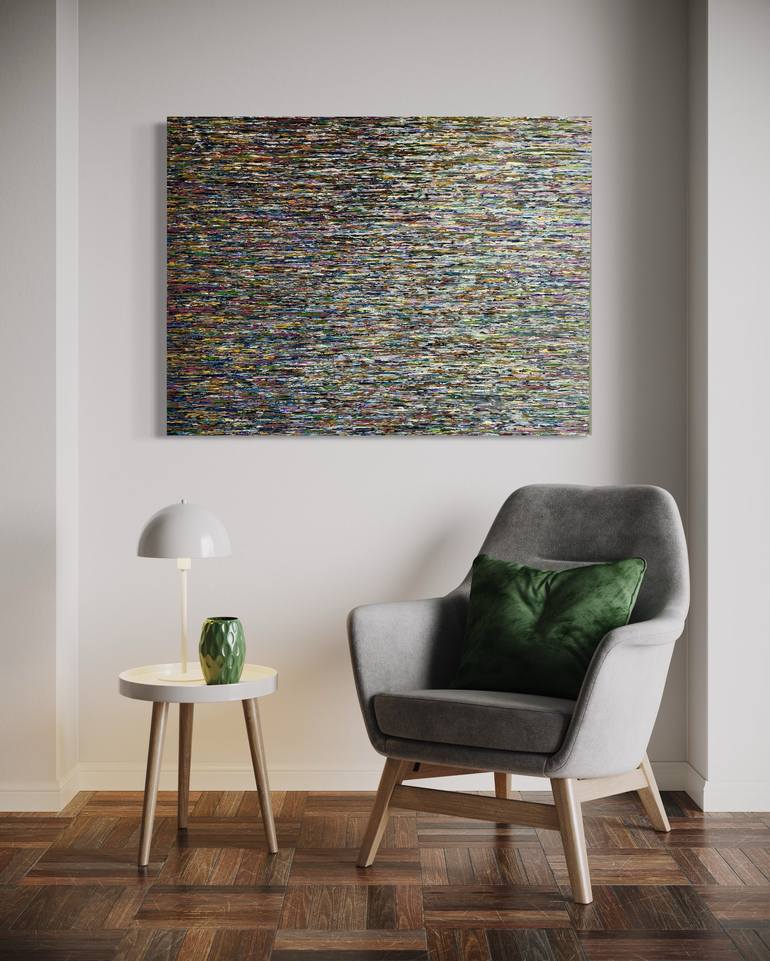 Original Abstract Expressionism Abstract Mixed Media by Daniela Pasqualini