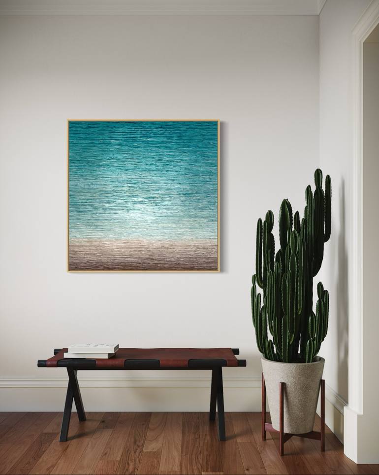 Original Abstract Seascape Painting by Daniela Pasqualini