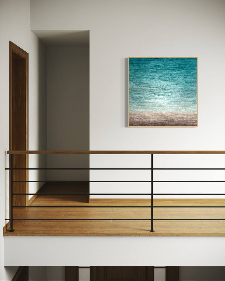 Original Abstract Seascape Painting by Daniela Pasqualini