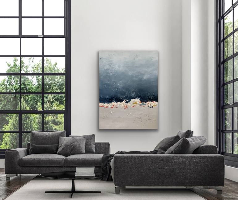 Original Abstract Expressionism Landscape Painting by Daniela Pasqualini