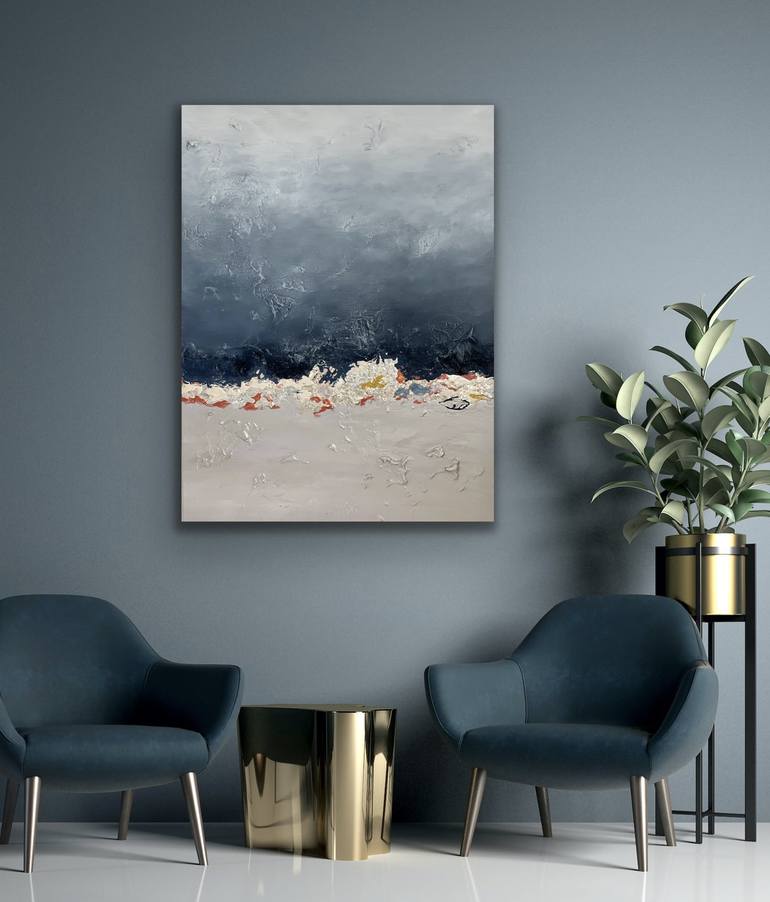 Original Abstract Expressionism Landscape Painting by daniela pasqualini
