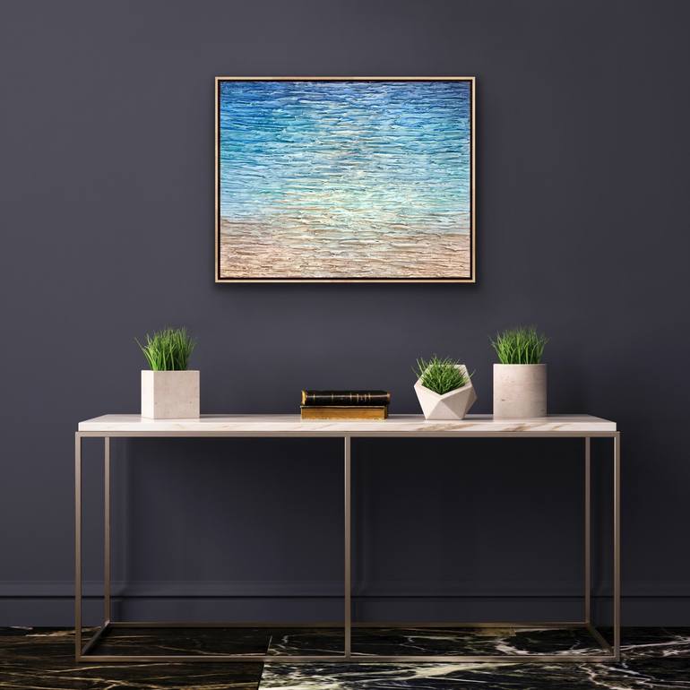 Original Abstract Seascape Painting by daniela pasqualini