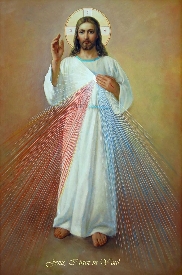 divine mercy painting of jesus