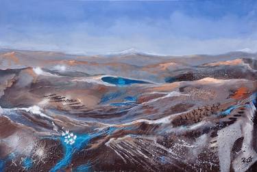 Original Landscape Painting by Roberto Santa Ursula Gallego