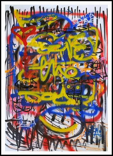 Original Abstract Graffiti Paintings by Mister Artsy Graffiti and Street PoP shop Amsterdam