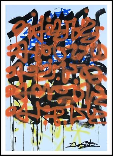 Original Abstract Graffiti Paintings by Mister Artsy Streetart and Contemporary Art Amsterdam