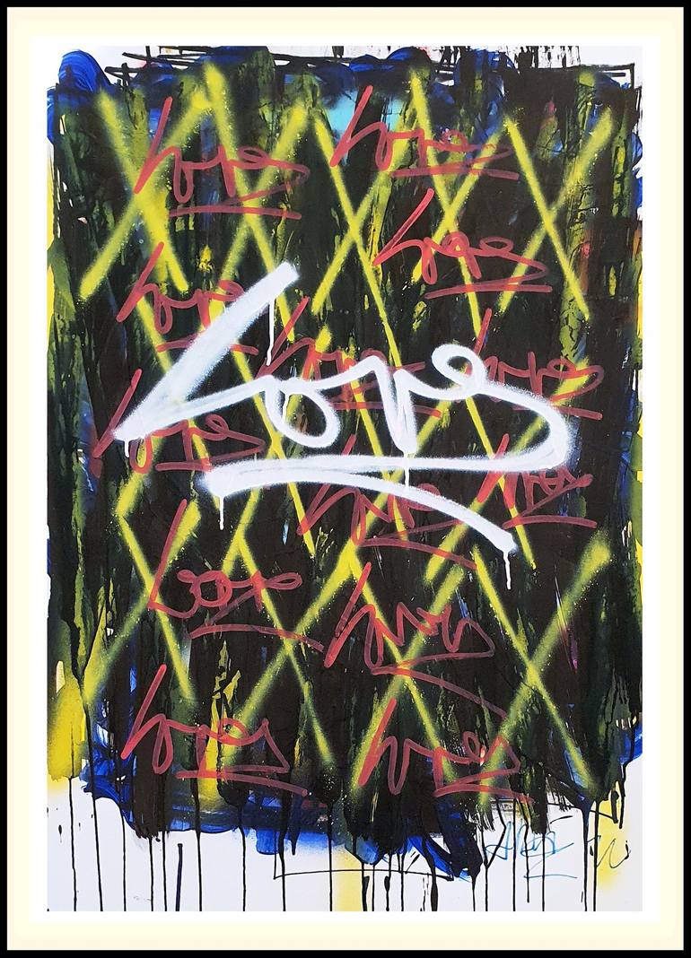 Original Graffiti Painting by Mister Artsy  Graffiti and Street PoP shop Amsterdam