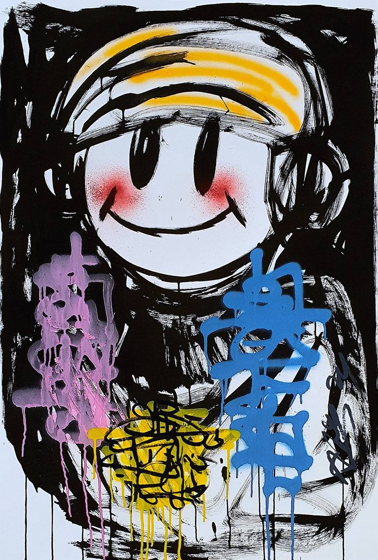 Original Street Art Graffiti Painting by Mister Artsy  Graffiti Streetart Amsterdam