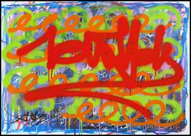 Original Abstract Graffiti Paintings by Mister Artsy Streetart and Contemporary Art Amsterdam