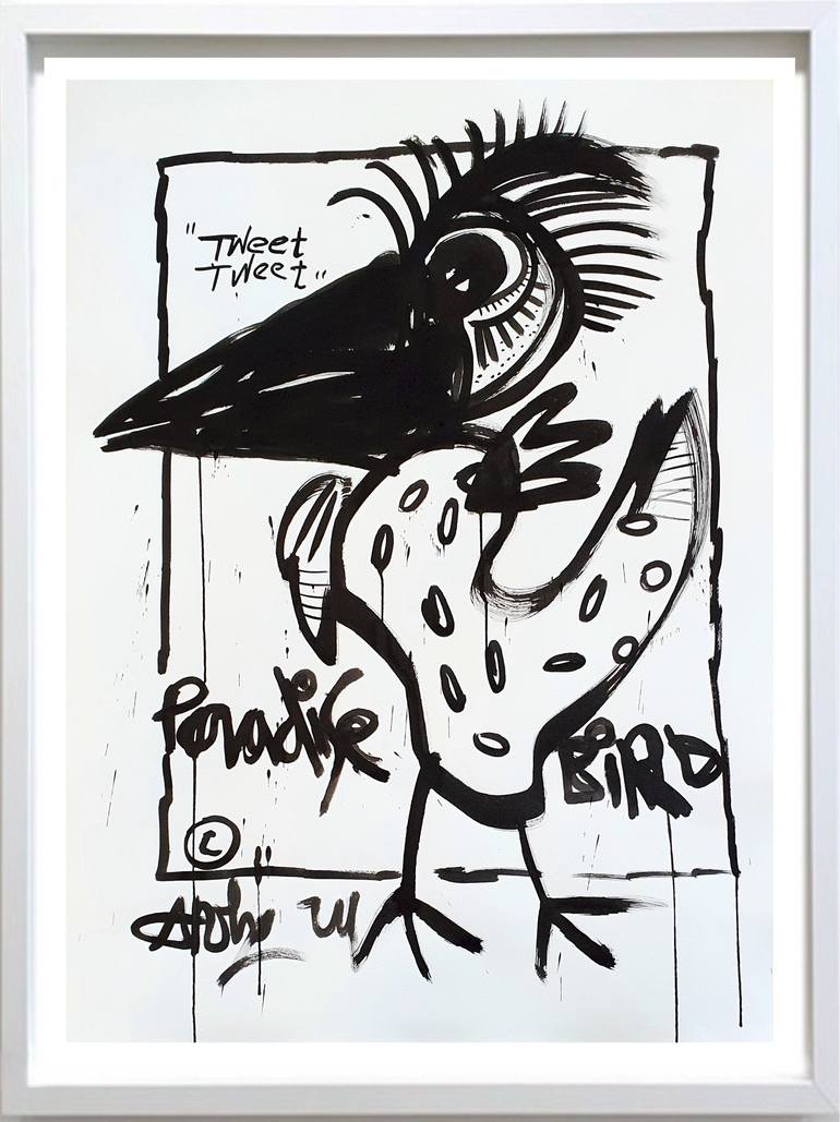 Original Abstract Pop Culture/Celebrity Drawing by Mister Artsy Streetart Graffiti Urban art Amsterdam Shop