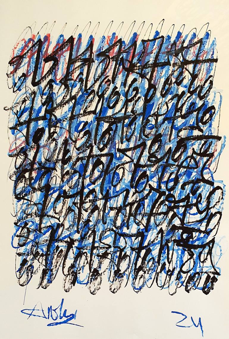 Original Abstract Graffiti Painting by Mister Artsy Graffiti Tags Streeart Amsterdam