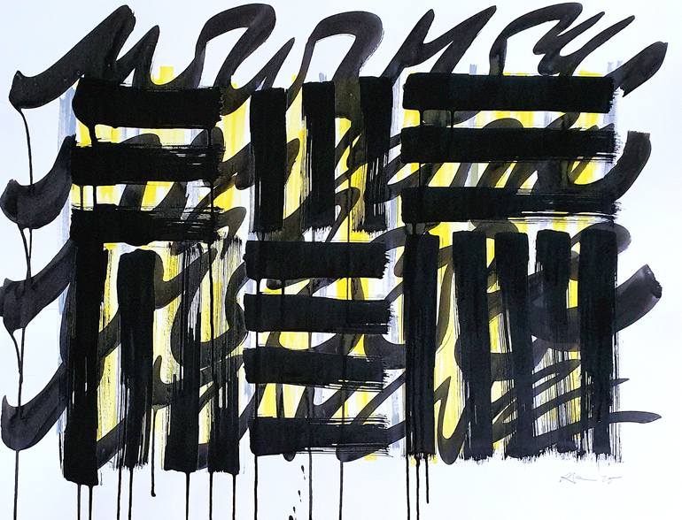 Original Street Art Graffiti Painting by Mister Artsy Streetart Tags Urban Pop Graffiti Tags