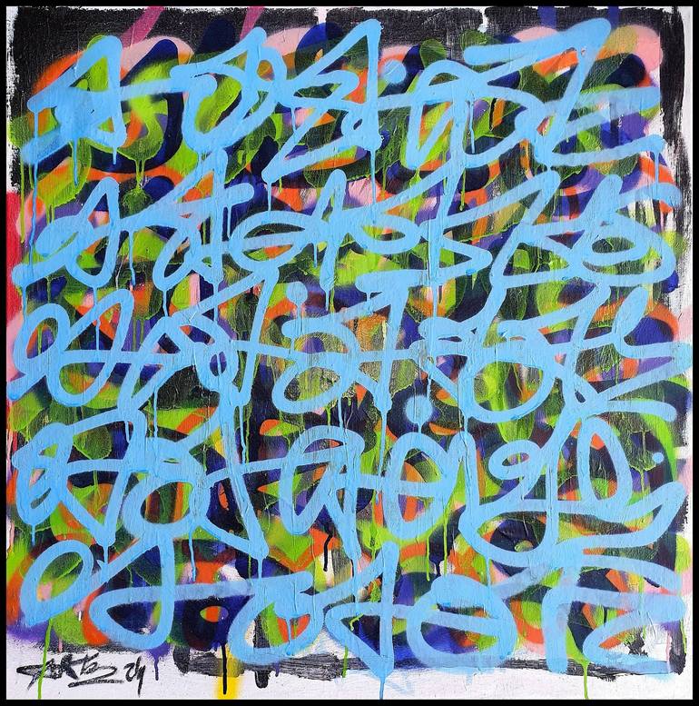 Original Abstract Graffiti Paintings by Mister Artsy Graffiti Pop Street Art Amsterdam