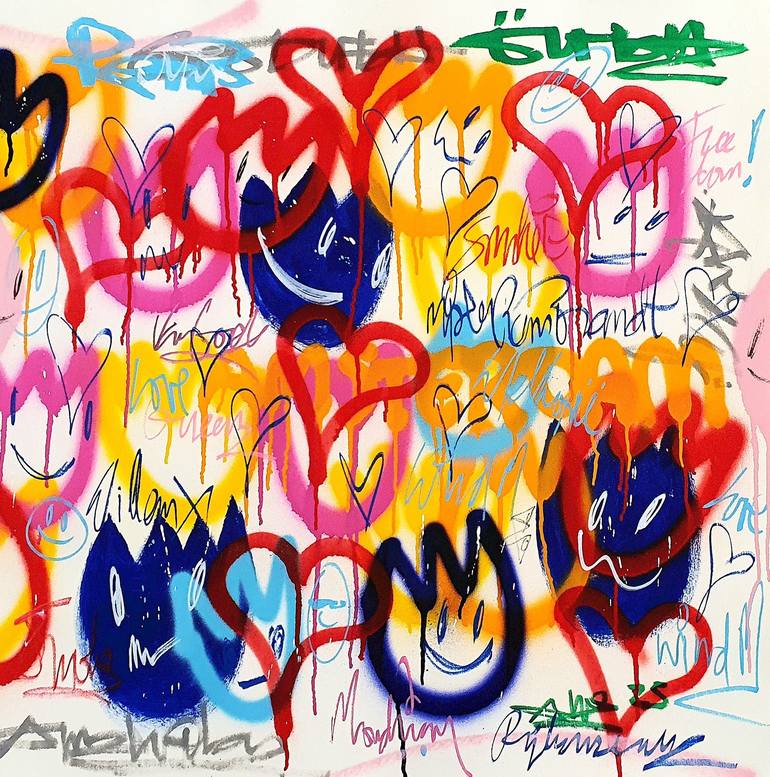 Original Street Art Graffiti Paintings by Mister Artsy Graffiti Pop Street Art Amsterdam