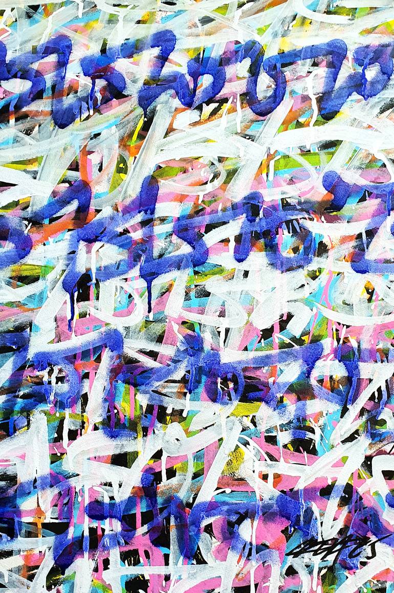 Original Street Art Graffiti Painting by Mr Artsy Graffiti Streetart Tags Urban Street Art Tagging