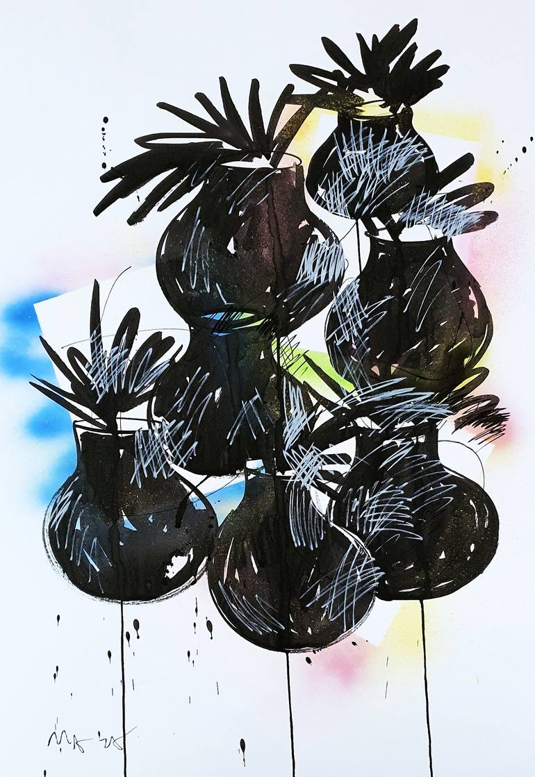 Original Street Art Graffiti Painting by Mister Artsy Streetart Tags Urban Pop Graffiti Tags