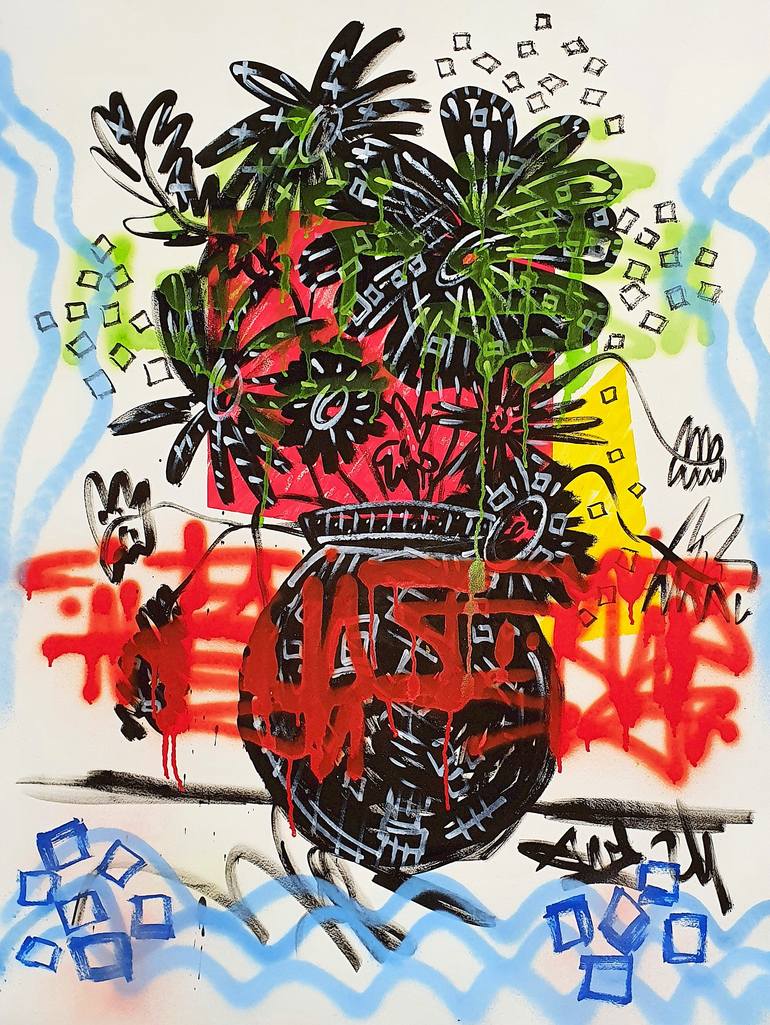 Original Street Art Graffiti Painting by Mr Artsy Graffiti Streetart Tags Urban Street Art Tagging