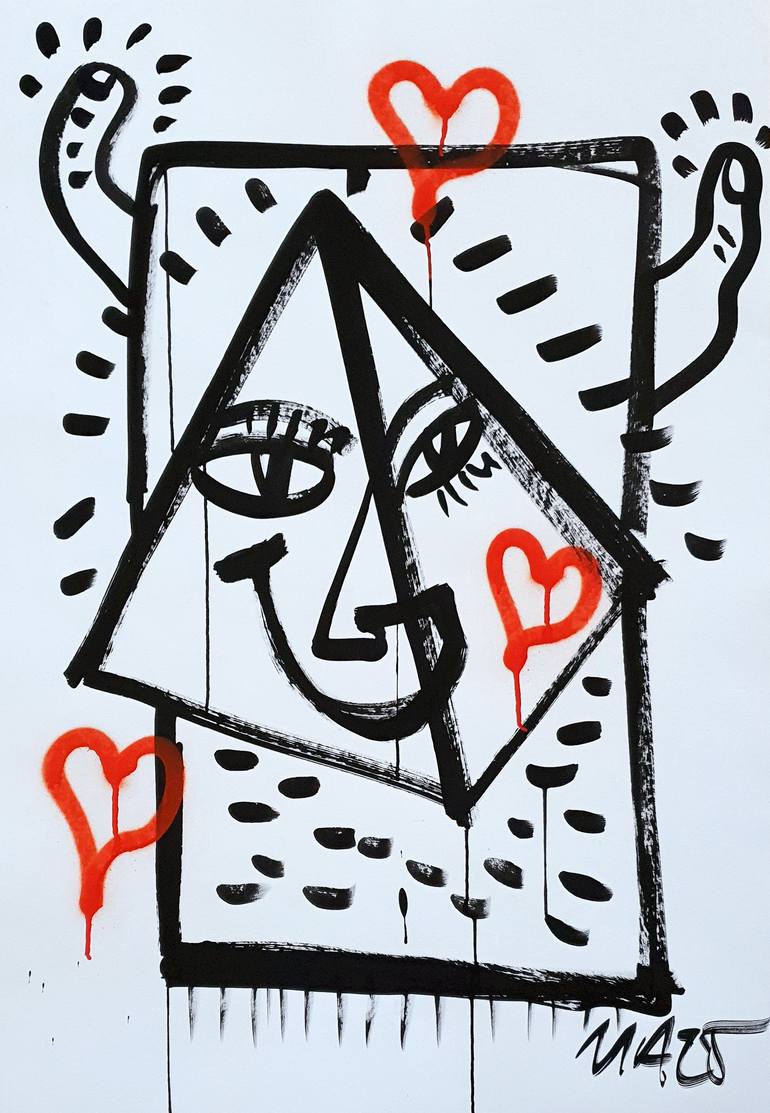 Original Street Art Graffiti Painting by Mister Artsy Graffiti Tags Urban Pop Streetart Abstract Tag