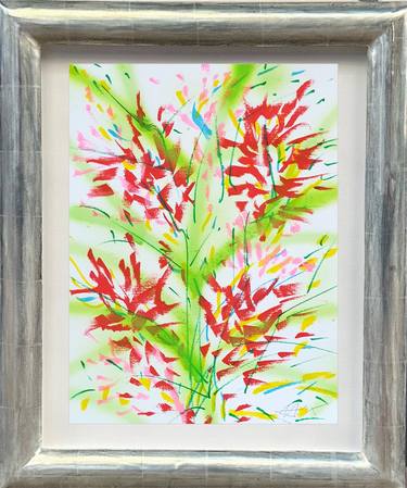 Original Street Art Floral Drawings by Mister Artsy Urban Studio Street Art Amsterdam