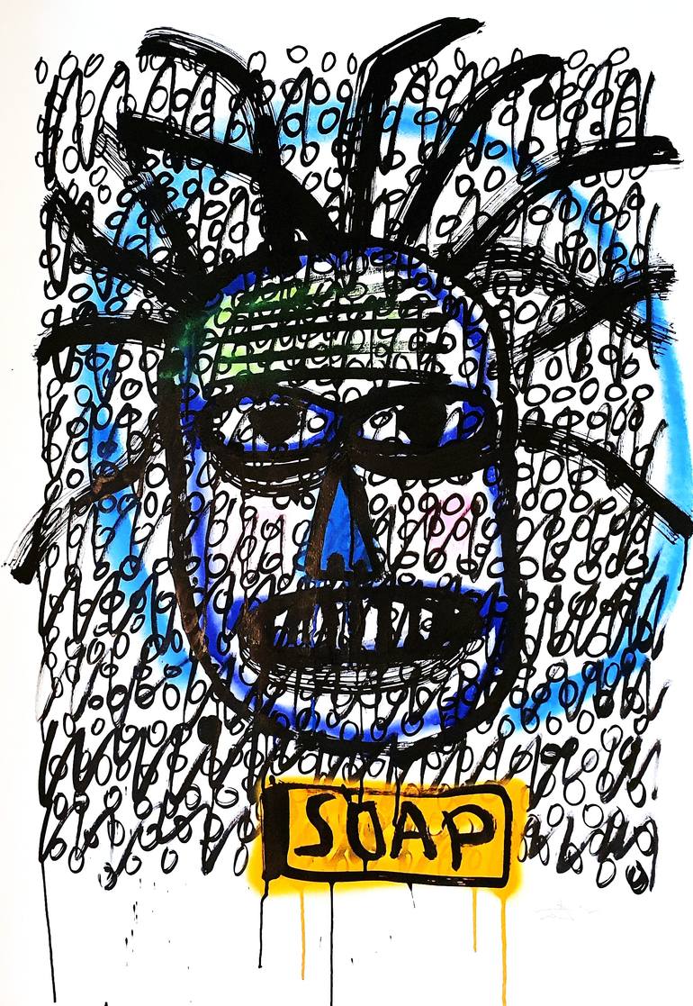 Original Street Art Graffiti Painting by Mister Artsy Streetart Tags Urban Abstract Graffiti Tag