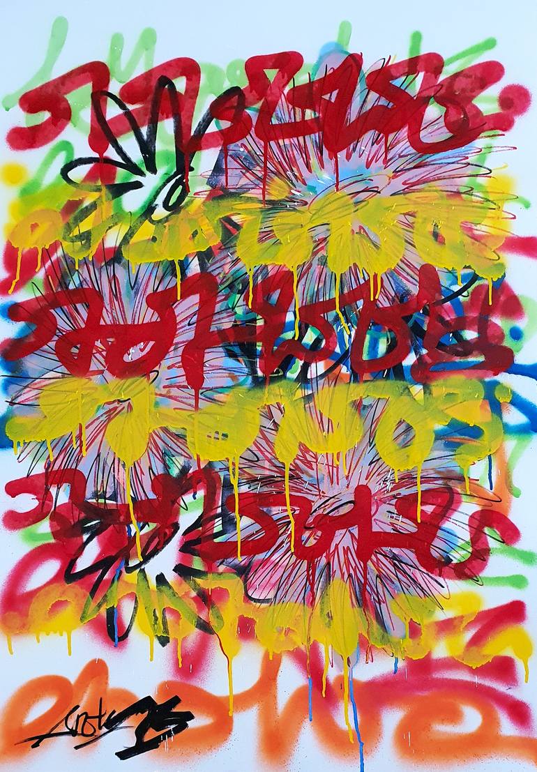 Original Street Art Graffiti Painting by Mister Artsy Graffiti Tags Urban Pop Streetart Amsterdam Tag