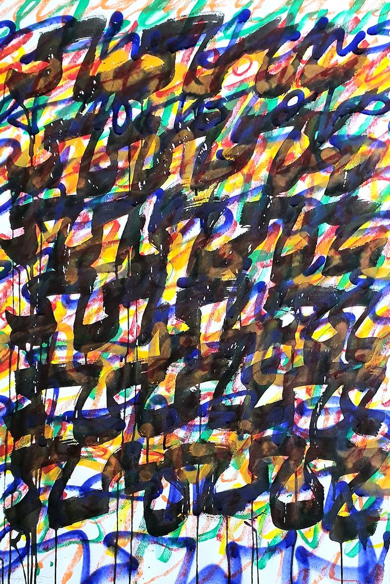 Original Street Art Graffiti Painting by Mister Artsy Streetart Tags Urban Pop Graffiti Tags